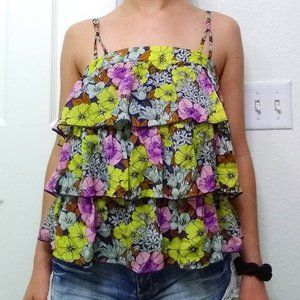 Anthropology floral tank